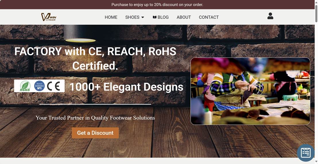 alt=shoe manufacturer