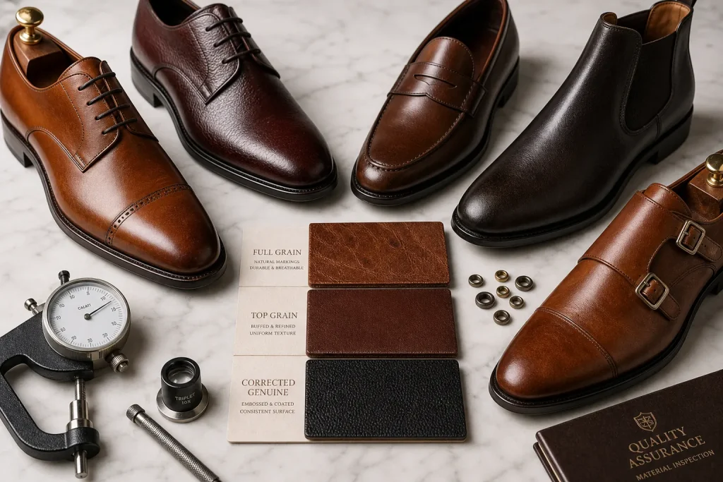 top grain leather shoes wholesale