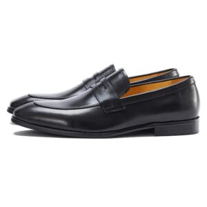 Men's black leather loafers - wholesale loafers for men, model M30101