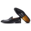 Men's black leather loafers - wholesale loafers for men, model M30101