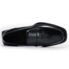 Men's black leather loafers - wholesale loafers for men, model MF181006