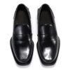 Men's black leather loafers - wholesale loafers for men, model MF181006