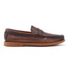Men's brown leather loafers - wholesale loafers for men, model M321