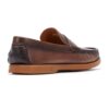 Men's brown leather loafers - wholesale loafers for men, model M321