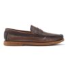 Men's brown leather loafers - wholesale loafers for men, model M321