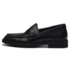 Men's black leather loafers - wholesale loafers for men, model MF182044