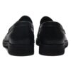 Men's black leather loafers - wholesale loafers for men, model MF182044