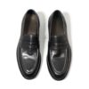 Men's black leather loafers - wholesale loafers for men, model MF182063