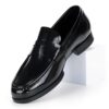 Men's black leather loafers - wholesale loafers for men, model MF182074
