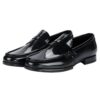 Men's black leather loafers - wholesale loafers for men, model MF182074