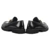 Men's black leather loafers - wholesale loafers for men, model MF182082