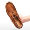 Men's brown leather loafers - wholesale loafers for men, model MF181411