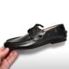 Men's brown leather loafers - wholesale loafers for men, model MF181411