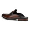 Men's brown leather loafers - wholesale loafers for men, model MF181442