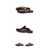 Men's brown leather loafers - wholesale loafers for men, model MF181442